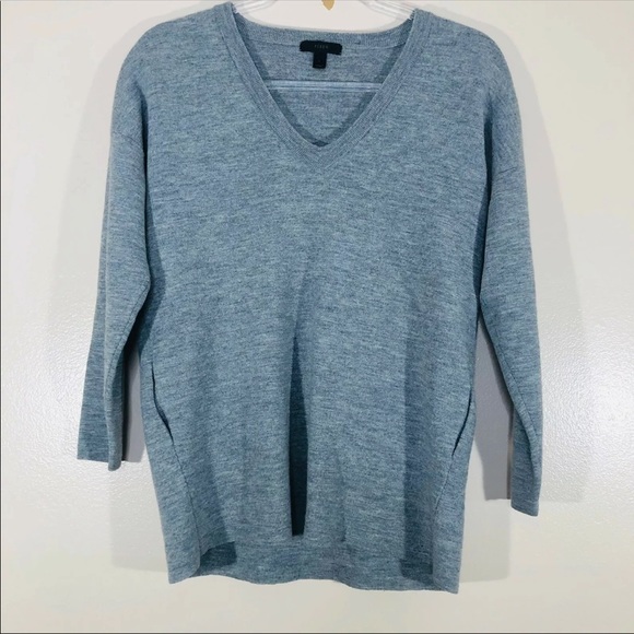 J Crew Merino Wool V-neck sweater sz S - Picture 2 of 7